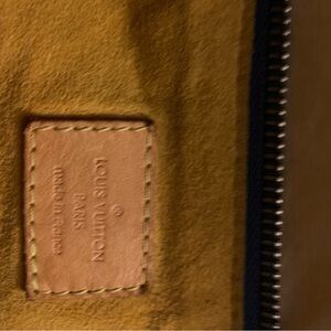 LOUIS VUITTON Monogram Denim Baggy Pm Blue.